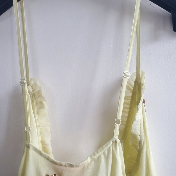 Rococo Sand Astral Gold Star Sleeveless High Low Wrap Dress NWT Size Small - Picture 13 of 17